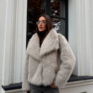 Шуба “Aurora” зі штучного хутра