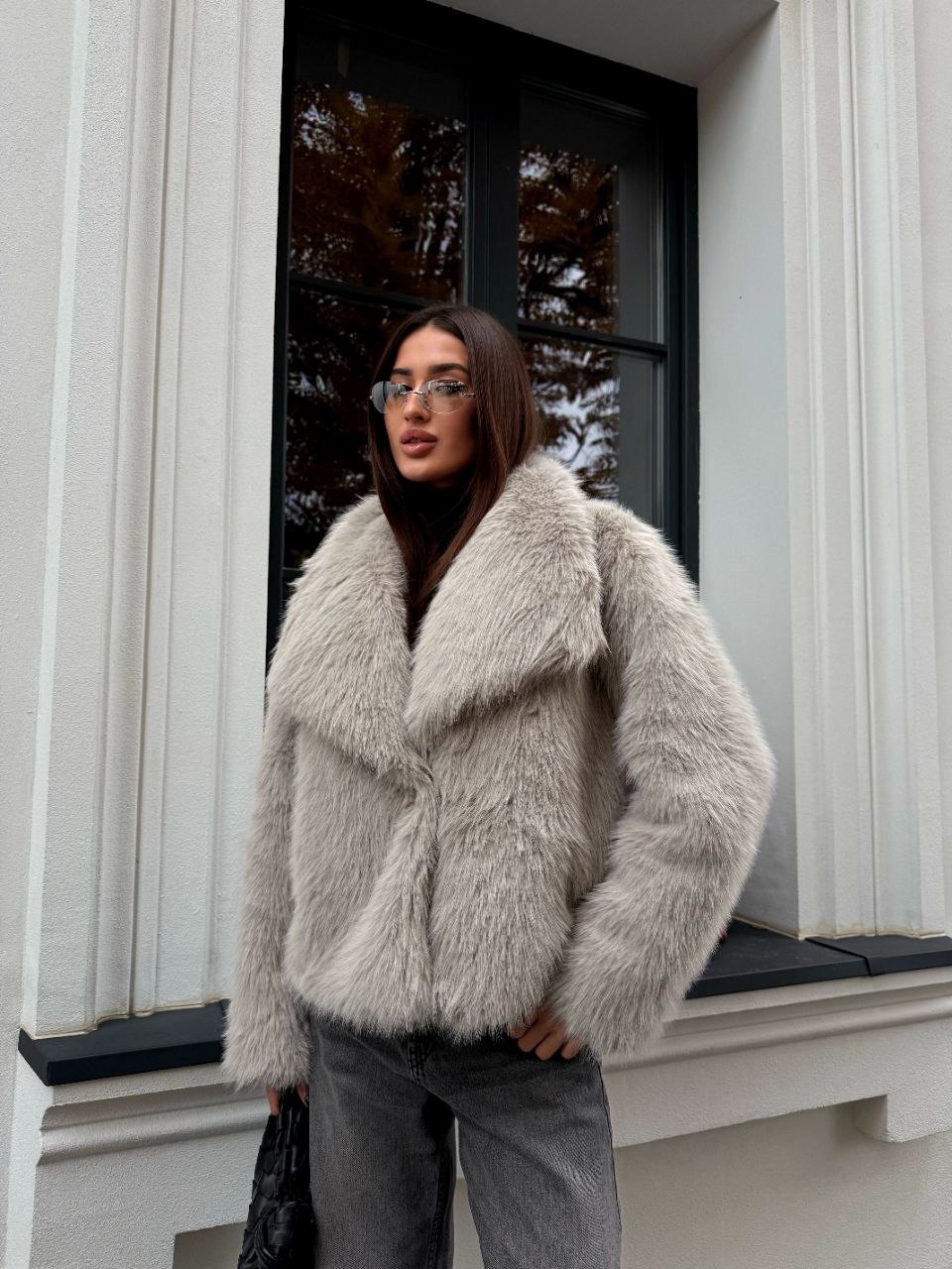 Шуба “Aurora” зі штучного хутра