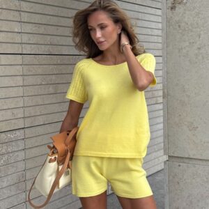 Жіночий в’язаний костюм “Knit Summer”