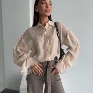 Жіноча шифонова блуза oversize “Chiffon Air”