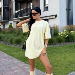 Жіноча міні-сукня “Lemon Ease”