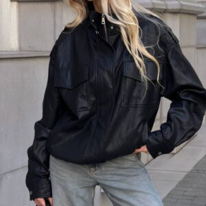 Жіночий бомбер “EcoLeather Bomber”
