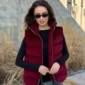 Жіночий жилет “Corduroy Puff Vest”