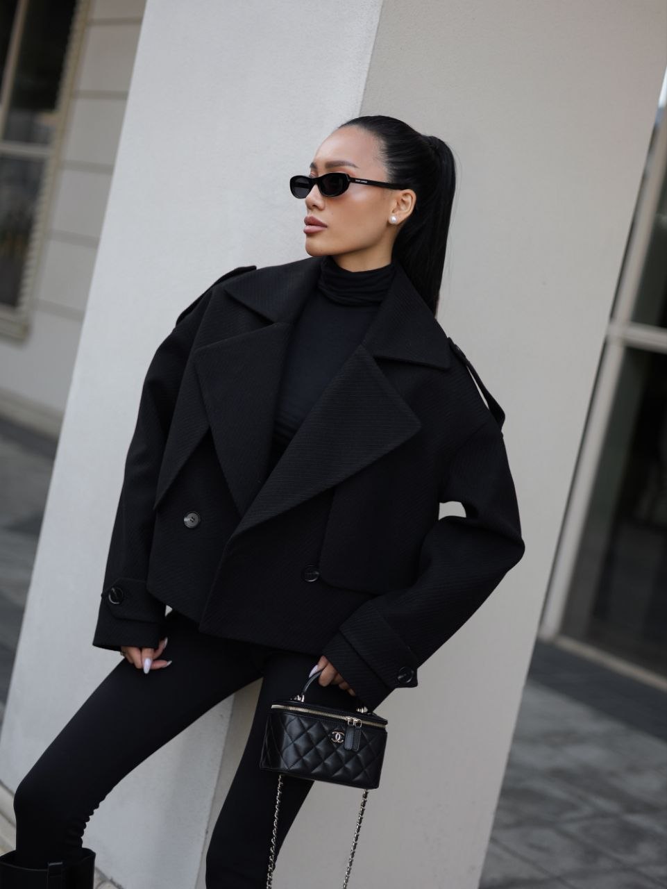 Жіночий піджак оверсайз “Cashmere Diagonal” - Зображення 5