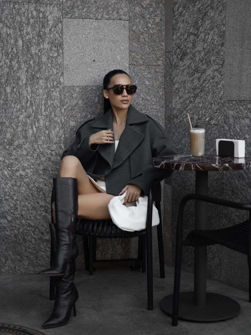 Жіночий піджак оверсайз “Cashmere Diagonal” - Зображення 17
