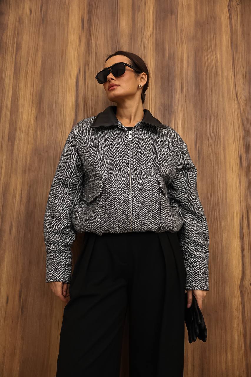 Жіночий бомбер “Herringbone Bomber” - Зображення 6