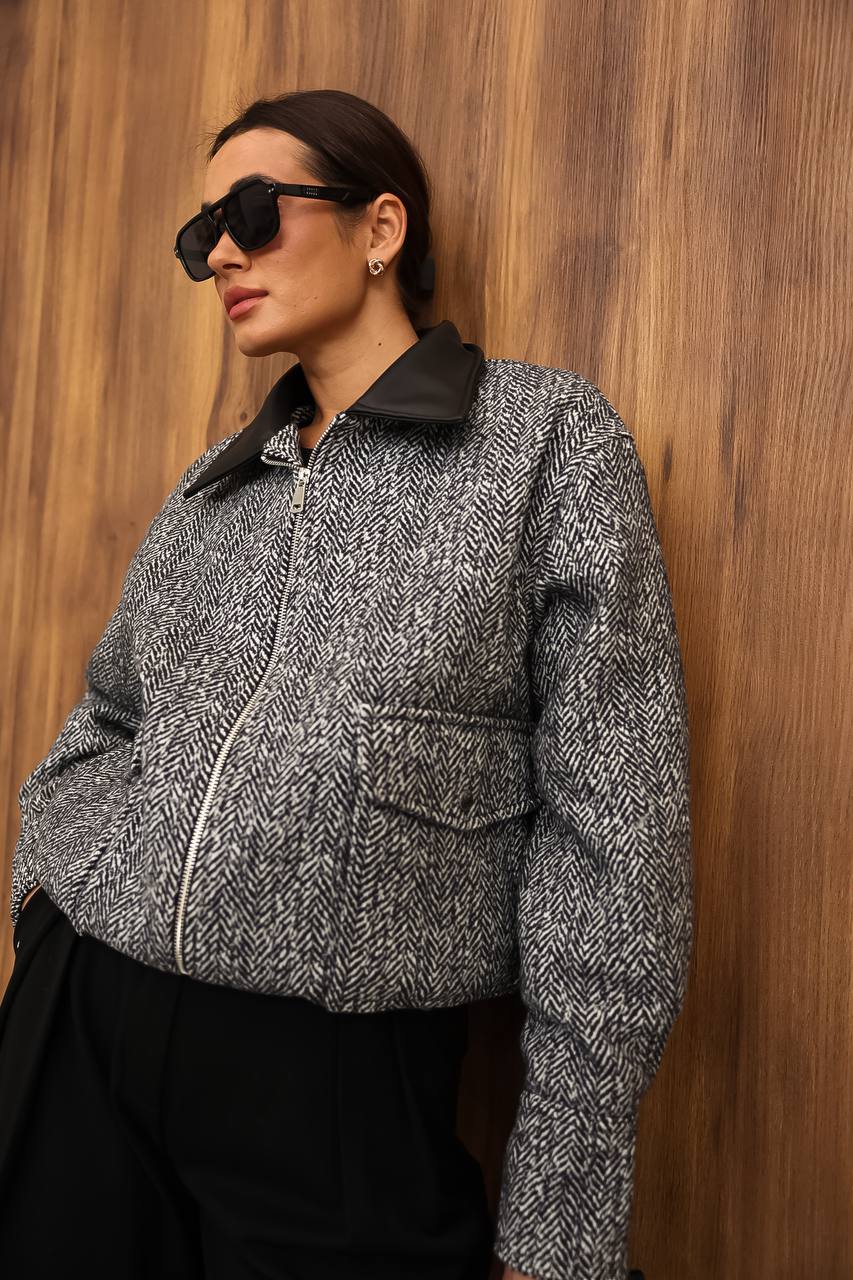 Жіночий бомбер “Herringbone Bomber”
