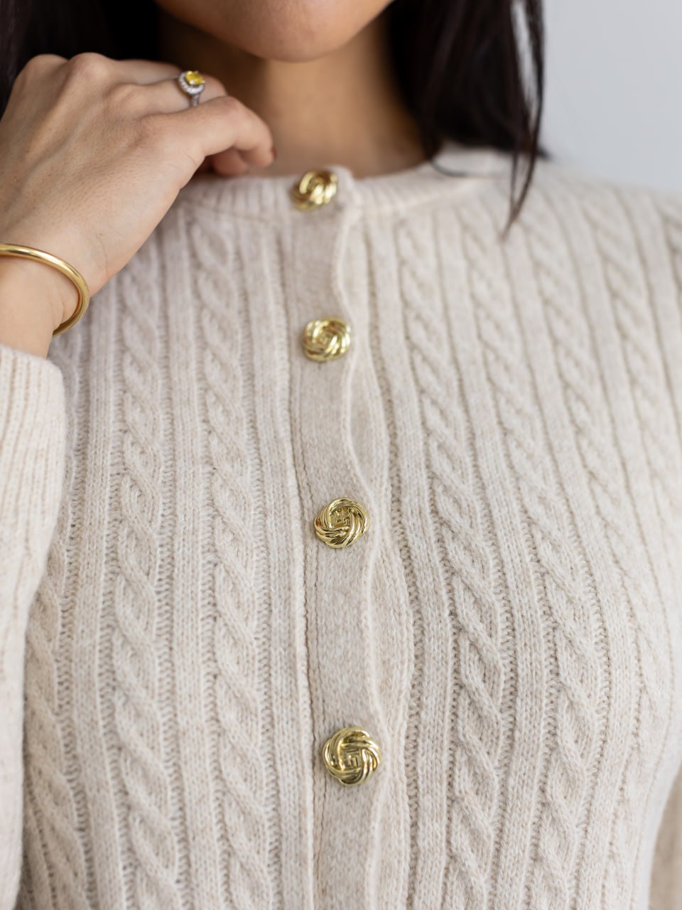 Жіночий кардиган “Elegant Buttoned” - Зображення 10