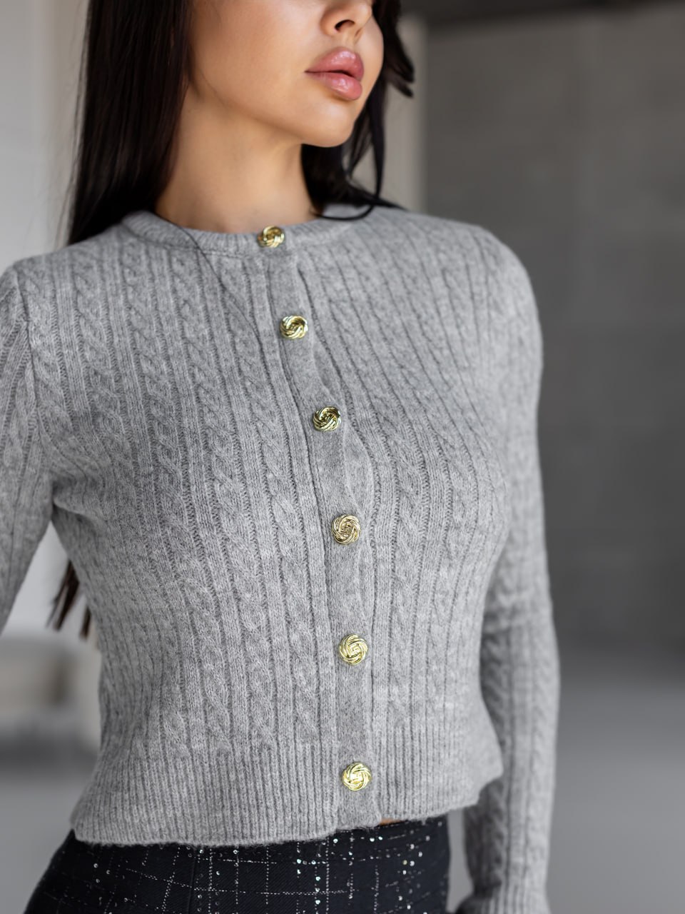 Жіночий кардиган “Elegant Buttoned” - Зображення 6